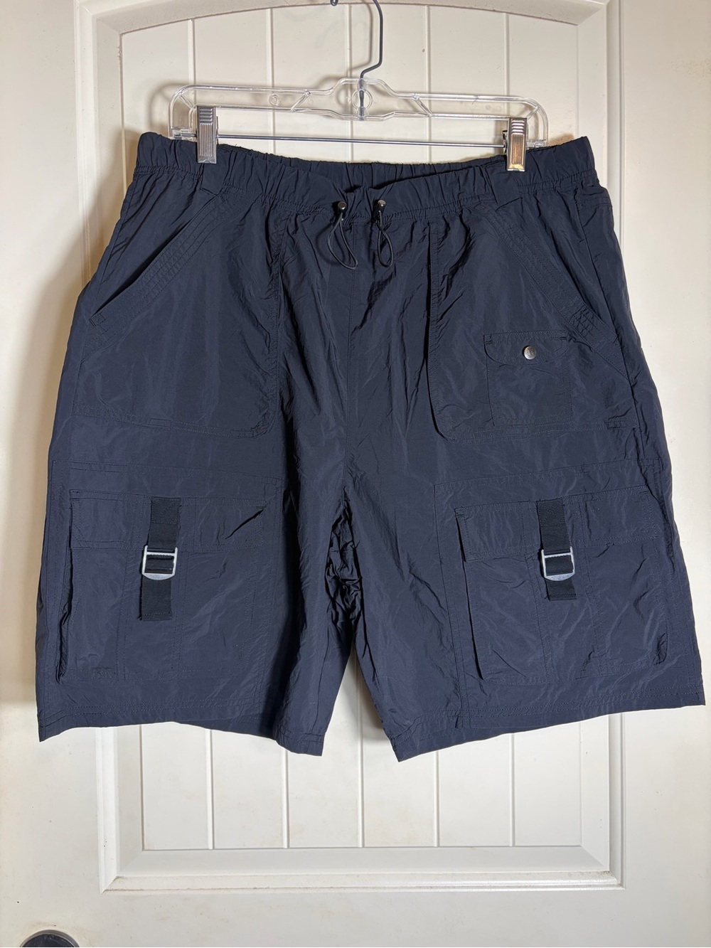 FP Movement by Free People Black Cargo Shorts with Utility Pockets